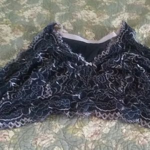 A very cute lacy sports bra